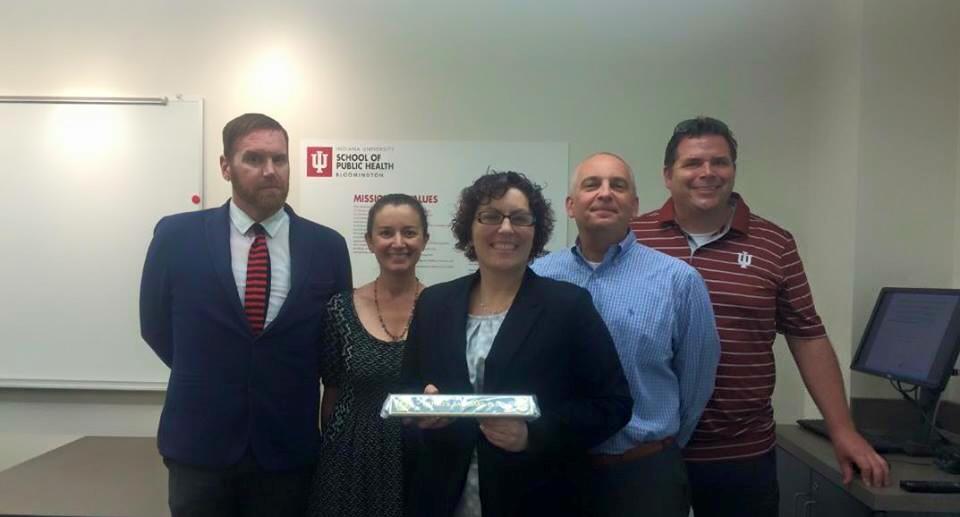 Photo of Kathryn Barnhart and dissertation committee